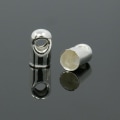 Miniatyrbillede 1 af 2: 200 st Nickelfria Silverpläterade avslutningar , Ø 3,5 mm