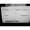 Pikkukuva 2 / 2: 200 Jet (svarta) koniska Swarovski  för inlägg Ø 3,4 mm(PP27)