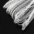 Pikkukuva 1 / 2: 10 mt Fiskben Handflätad Silverfärgad PU-läder (konstläder) Silver