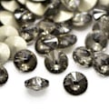 Pikkukuva 5 / 11: 100 koniska Swarovski kristaller för inlägg Ø 6 mm Vita 1 Kristall vit