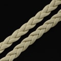 Pikkukuva 2 / 2: 10 mt Fiskben Handflätad Beige PU-läder (konstläder) Beige
