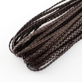 Pikkukuva 1 / 2: 10 mt Fiskben Handflätad coconut brun pu-läder (konstläder) Dark brown