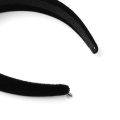 Miniatyrbilde 2 av 2: Sort s fløyelskledd diadem 29 mm. bred