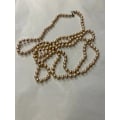 Pikkukuva 2 / 5: REA___Jablonex Vintage 120 cm. lång halsband med 6mm.  glaspärlor