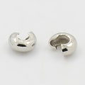 Miniatyrbilde 2 av 2: 200 Nikkelfrie Platinabelagte Dekker for klemperler 3 mm. PlatinumSteel