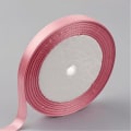 Miniatyrbilde 1 av 11: 1 Rulle (25yard=22,89 mt.) Satinband 10 mm. bred (28 färger val) gammelrosa