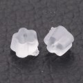 Miniatyrbilde 2 av 2: 150 pack Blomformade  Pluppar/bakstycke till örhängen ,i latex