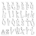 Miniatyrbild 2 av 3: Bokstav halsband i 316L kirurgiskt stål (A-Z) Bostaven Q