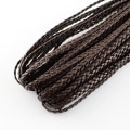 Pikkukuva 1 / 2: 10 mt Fiskben Handflätad coconut brun pu-läder (konstläder) DarkBrown