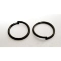Miniatyrbilde 1 av 4: 20 gr. (drygt 480 st)) Motringar 5 mm. Ø(3.6mm inr diameter) Svarta