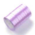 Miniatyrbilde 6 av 11: 1 Rulle (25yard=22,89 mt.) Satinband 10 mm. bred vi Vit satinbamd 10 mm