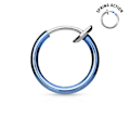 Pikkukuva 6 / 9: Clip On Titanium pläterad ring för näsa clip on ring guld