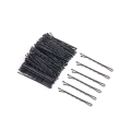 Pikkukuva 1 / 2: Pack med 20 Svarta hårnålar (Bobby pin) 55 mm. långa