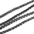 Pikkukuva 2 / 2: 10 mt Fiskben Handflätad Svart pu-läder (konstläder) Black