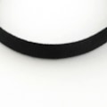 Miniatyrbilde 3 av 3: Sort stoffkledd diadem 12 mm. bred