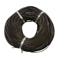 Miniatyrbilde 4 av 4: 10 meter Skinnrem 1 mm. Ø, (4 fargevalg) Svart