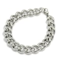 Miniatyrbillede 1 af 2: Ca 20 cm. Armor link armbånd i AISI 304 kirurgisk stål 13x3mm