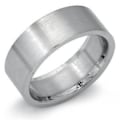 Miniatyrbilde 1 av 3: 6 mm. bred slät ring i 316L stål (19mm.)