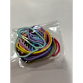 Miniatyrbilde 2 av 2: 3 pack  x 20  (60 st) elastiska hårsnoddar c:a 40x2 mm