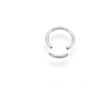 Miniatyrbillede 1 af 3: Segment Piercingring i Härdad 316L kirurgiskt stål 1,2/8~12mmØ 1 x 11 mm. i diameter