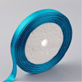 Miniatyrbillede 1 af 2: 1 Rulle (2x25yard=22,89 mt.)  DodgerBlue satinband 12 mm. bred