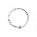 Miniatyrbild 1 av 2: 8 mm.Piercing ring  i 925 Sterling Silver med kula