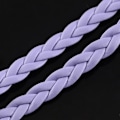 Miniatyrbillede 2 af 2: 10 mt Fiskben Handflätad Lila PU-läder (konstläder) Purple