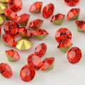 Pikkukuva 1 / 2: 100 Ljus Siam röd koniska Swarovski  för inlägg Ø 3,4 mm(PP27)