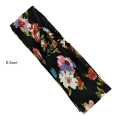 Miniatyrbild 1 av 9: Handsydd Blommig  Stretch Hårband (9 färgval) E-svart