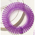 Pikkukuva 7 / 9: Zic zac diadem i plast (8 färg val) 2 brun