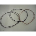 Pikkukuva 3 / 3: Ställbar läder halsband med unicorn  hänge i tibet silver Unicorn natur