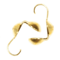 Pikkukuva 1 / 4: 100 solmu piilottaa 9x3 mm. (4 värivaihtoehtoa) Gold 2 Guldpläterade