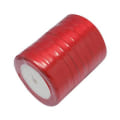 Miniatyrbilde 3 av 11: 1 Rulle (25yard=22,89 mt.) Satinband 10 mm. bred (28 färger val) 003 silver