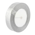 Pikkukuva 2 / 3: 2 Rullar (25yard=22,89 mt.)1silver/1guld Organzaband 25 mm.