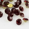 Miniatyrbillede 1 af 2: 200 Siam koniske Swarovski-krystaller til indlæg Ø 3,4 mm (PP27)