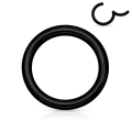 Pikkukuva 3 / 5: 6 mm"Hinged"Segment Piercingring i Implant Titanium 1,2mm tiock Multicolor