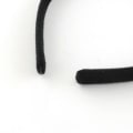 Miniatyrbillede 2 af 3: Sort stofbeklædt diadem 12 mm. bred