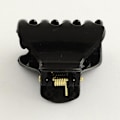 Miniatyrbillede 2 af 2: 12 st Svarta hårklämmor 30x34mm