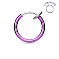 Pikkukuva 5 / 9: Clip On Titanium pläterad ring för näsa clip on ring svart