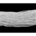 Miniatyrbillede 1 af 2: C;a  25 mt.Vit tygklädd elastisk tråd 1 mm. Ø i diameter