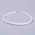 Miniatyrbillede 1 af 3: Vit  taggat  plast diadem 8 mm. bred