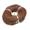 Miniatyrbilde 1 av 5: 5 meter  läderrem  3 mm. tjock , 5 färg val. 3 mm sadelbrun läder rem