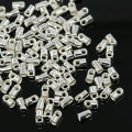 Miniatyrbillede 1 af 2: 100 Nickelfria Silverpläterade avslutningar Ø 3.5 mm. innerd