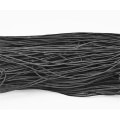 Pikkukuva 1 / 2: C;a  25 mt. Svart tygklädd elastisk tråd 1 mm. Ø i diameter