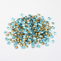 Miniatyrbillede 1 af 2: 100 Aquamarin Swarovski kristaller för inlägg Ø 3,4 mm(PP27)