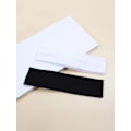 Pikkukuva 2 / 2: 2 Stretch HandsyddaHårband i polyester C:a 5~6 x 20 cm.  1 Svart 1 Vit