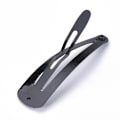 Pikkukuva 2 / 5: 6 st.Svarta Emaljerade click-clack hårspänne 46.5x13mm Black