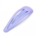Miniatyrbillede 5 af 8: 6 st.Ljus Blå Emaljerade click-clack hårspänne 46.5x13mm Azure