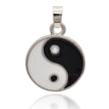 Miniatyrbild 1 av 2: 6 st Emaljerade berlocker med Yin Yang tecken