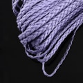 Pikkukuva 1 / 2: 10 mt Fiskben Handflätad Lila PU-läder (konstläder) Purple